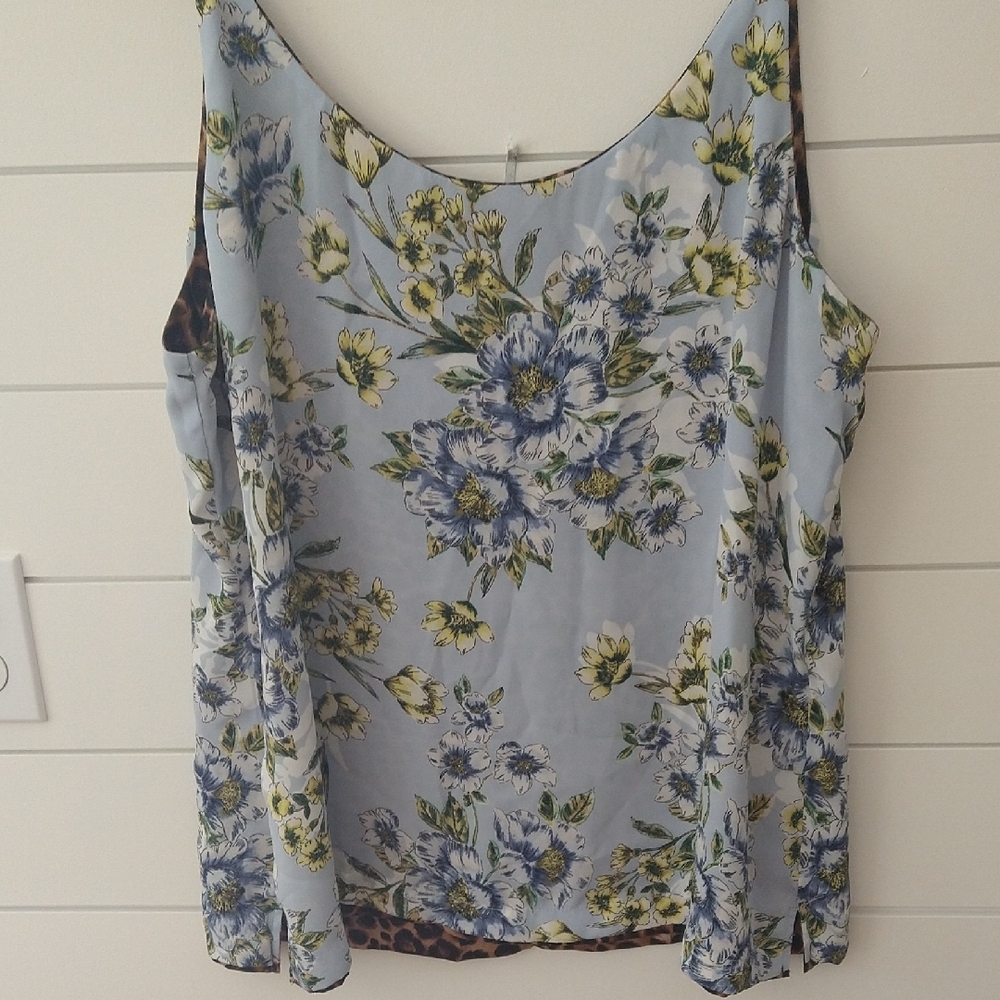 White House Black Market Leopard Print Tank Top - Picture 3 of 5